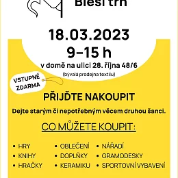 Již tuto sobotu - první Novojičínský Bleší trh